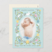 ヴィンテージフローライースターフォトカード シーズンポストカード (正面/裏面)