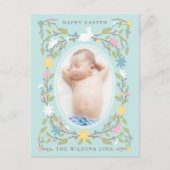 ヴィンテージフローライースターフォトカード シーズンポストカード (正面)