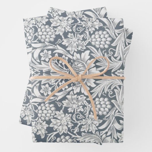 ヴィンテージフローラウィリアムモリスウィローサンフラワー ラッピングペーパーシート (インサイチュ)