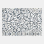 ヴィンテージフローラウィリアムモリスウィローサンフラワー ラッピングペーパーシート (正面)