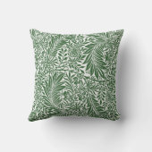 ヴィンテージフローラウィリアムモリスウィローバウグリーン クッション (裏面)