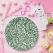 ヴィンテージフローラウィリアムモリスウィローバウグリーン ペーパープレート (パーティー)