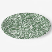 ヴィンテージフローラウィリアムモリスウィローバウグリーン ペーパープレート (アングル)