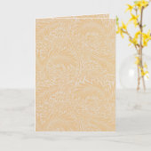 ヴィンテージフローラウィリアムモリスウィローボウイエロー カード (黄色い花)