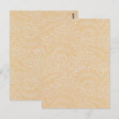 ヴィンテージフローラウィリアムモリスウィローボウイエロー ポストカード (正面/裏面)