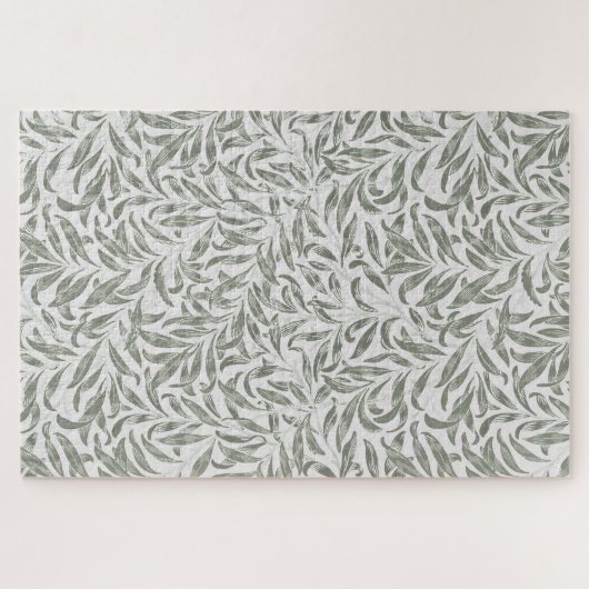 ヴィンテージフローラウィリアムモリスウィローボウグリーンJ ジグソーパズル (横)