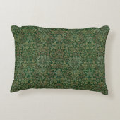 ヴィンテージフローラウィリアムモリスフラワーガーデン アクセントクッション (裏面)