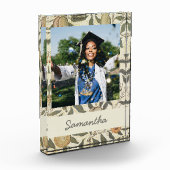 ヴィンテージフローラウィリアムモリスフルーツアールヌーボー フォトブロック (左)