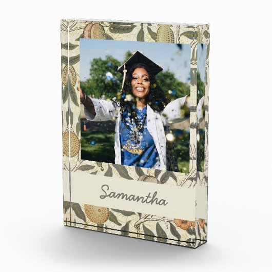 ヴィンテージフローラウィリアムモリスフルーツアールヌーボー フォトブロック (右)