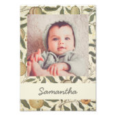 ヴィンテージフローラウィリアムモリスフルーツアールヌーボー フォトプリント (正面)