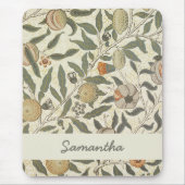 ヴィンテージフローラウィリアムモリスフルーツアールヌーボー マウスパッド (正面)