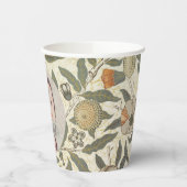 ヴィンテージフローラウィリアムモリスフルーツアールヌーボー 紙コップ (左)