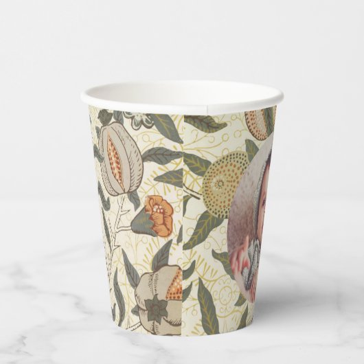 ヴィンテージフローラウィリアムモリスフルーツアールヌーボー 紙コップ (右)