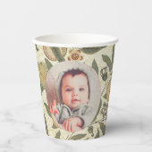 ヴィンテージフローラウィリアムモリスフルーツアールヌーボー 紙コップ (正面)