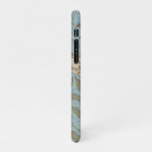 ヴィンテージフローラウィリアムモリスフルーツブルーフローラ iPhoneケース (左側)