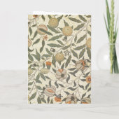 ヴィンテージフローラウィリアム・モリス・フルーツ カード (裏面)