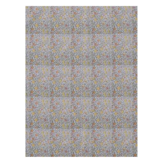 ヴィンテージフローラウィリアム・モリス・フルーツ テーブルクロス (正面)