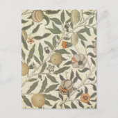 ヴィンテージフローラウィリアム・モリス・フルーツ ポストカード (正面)
