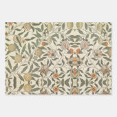 ヴィンテージフローラウィリアム・モリス・フルーツ ラッピングペーパーシート (正面2)