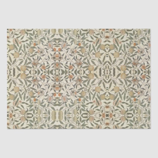 ヴィンテージフローラウィリアム・モリス・フルーツ 薄葉紙 (正面)