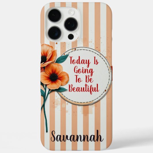 ヴィンテージフローラウォーターカラーデザインシック動揺して Case-Mate iPhoneケース (裏面)