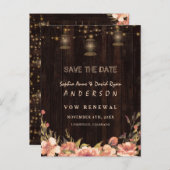 ヴィンテージフローラウッドオールドランタン私たちはまだ行う ポストカード (正面/裏面)