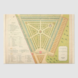 ヴィンテージフローラエフェメラデクペフランスのージガーデンティ 薄葉紙