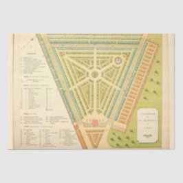 ヴィンテージフローラエフェメラデクペフランスのージガーデンティ 薄葉紙