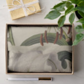 ヴィンテージフローラエフェメラデクページパープルリリー 薄葉紙 (ギフト)