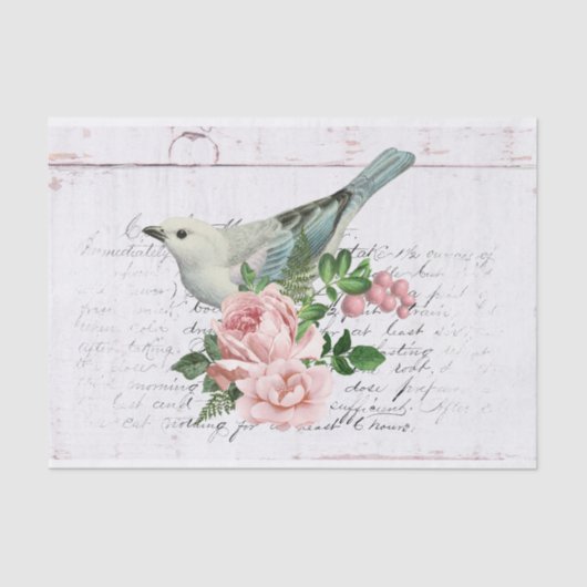 ヴィンテージフローラエフェメラ 薄葉紙 (正面)