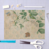 ヴィンテージフローラエフェメラ 薄葉紙 (クラフト)