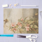 ヴィンテージフローラエフェメラ 薄葉紙 (クラフト)