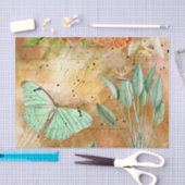 ヴィンテージフローラエフェメラ 薄葉紙 (クラフト)