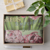 ヴィンテージフローラエフエマデコップピンク色の花 薄葉紙 (ギフト)