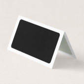 ヴィンテージフローラエレガンス折り畳みアポイントメントカード 名刺 (裏面)