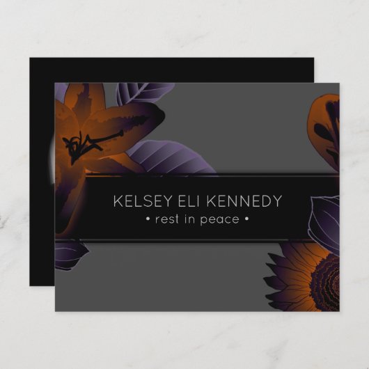 ヴィンテージフローラエレガント葬儀 (正面/裏面)