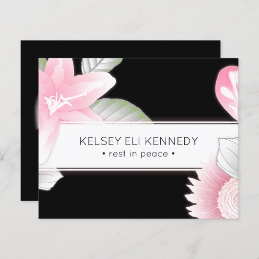 ヴィンテージフローラエレガント葬儀 (正面/裏面)