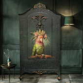 ヴィンテージフローラオウム女王デクページ 薄葉紙