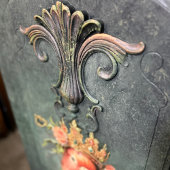 ヴィンテージフローラオウム女王デクページ 薄葉紙