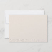 ヴィンテージフローラオランダファインアート水彩花束 サンキューカード (裏面)