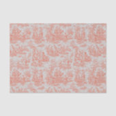 ヴィンテージフローラオレンジトイレデジュイ 薄葉紙 (正面)