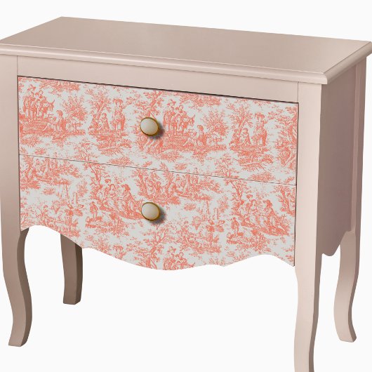 ヴィンテージフローラオレンジトイレデジュイ 薄葉紙