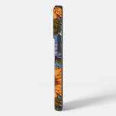 ヴィンテージフローラオレンジブルークリームボホワイルドフラワー Case-Mate iPhoneケース (裏面 / 左)