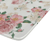 ヴィンテージフローラオン白 カッティングボード (角)