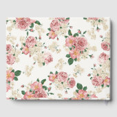 ヴィンテージフローラオン白 ゲストブック (裏面)