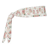 ヴィンテージフローラオン白 タイヘッドバンド (回転270)