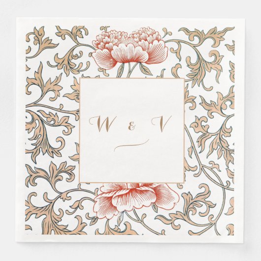 ヴィンテージフローラオーナメントバイオーウェンジョーンズ (正面)