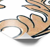 ヴィンテージフローラオーナメントbyオーウェン・ジョーンズ・ポスター フォトプリント (角)