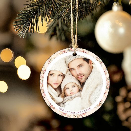 ヴィンテージフローラカスタマイズ可能な平型セラミック装飾体 セラミックオーナメント