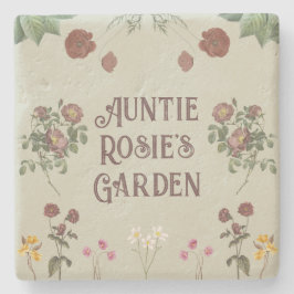 ヴィンテージフローラカスタムディスプレイガーデン ストーンコースター